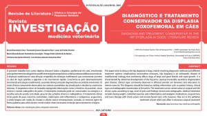 Revista medicina veterinária DIAGNÓSTICO E TRATAMENTO