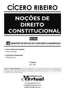 Noções de Direito Constitucional