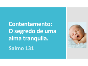 Salmo131 Contentamento