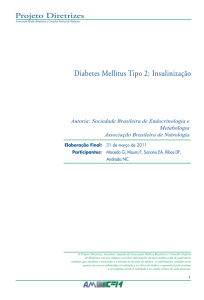 Diabetes Mellitus Tipo 2: Insulinização