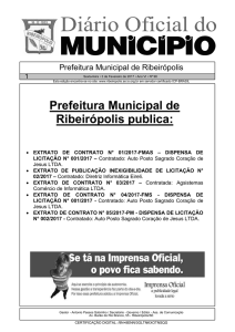 98 - Portal da Prefeitura Municipal de Ribeirópolis