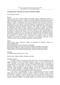 Acompanhamento, Educação e Prevenção em Diabetes