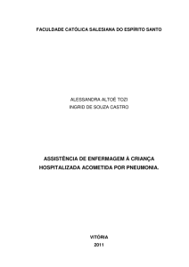 assistência de enfermagem à criança