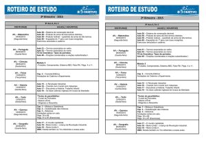 2º Bimestre - 2015 2º Bimestre