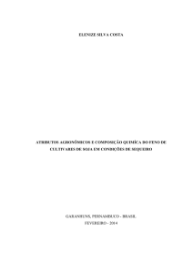 atributos agronômicos e composição quimíca do feno de cultivares