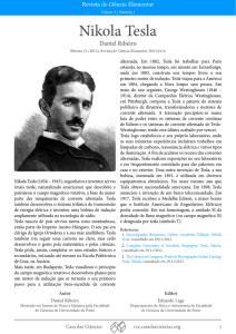 Nikola Tesla - Faculdade de Ciências