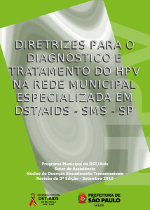 diretrizes para o diagnóstico e tratamento do hpv na rede municipal