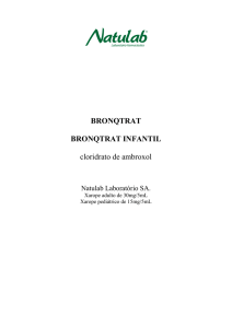 BRONQTRAT BRONQTRAT INFANTIL cloridrato de ambroxol