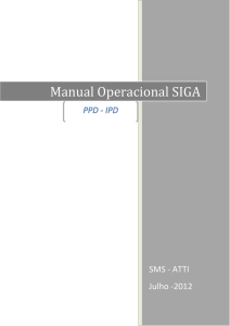 Manual Operacional SIGA - BVS SMS-SP
