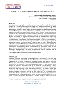 Revista de Iniciação Científica versão eletrônica v.1 - FCAP