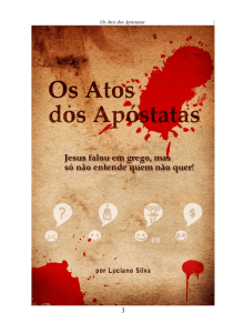 Os Atos dos Apóstatas