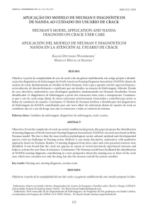 aplicação do modelo de neuman e diagnósticos de nanda