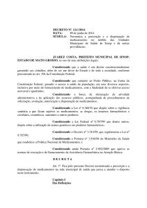 decreto nº 114 /2014 - Prefeitura Municipal de Sinop