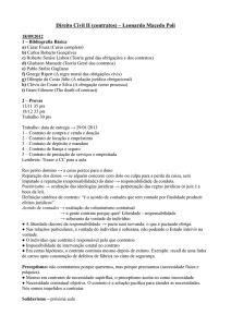 Direito Civil II (contratos) – Leonardo Macedo Poli - Vetust-Up