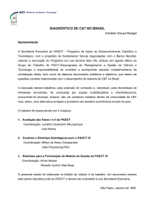 Diagnóstico de ciência e tecnologia no Brasil