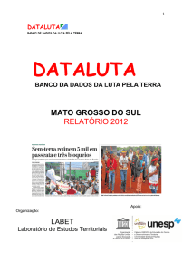 Relatório Mato Grosso do Sul - 2012