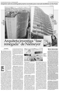 Arquiteta investiga “fase renegada” de Niemeyer