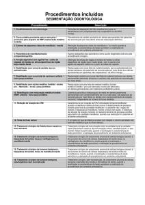 Procedimentos incluídos