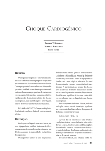 CHOQUE CARDIOGêNICO - Revista |HUPE