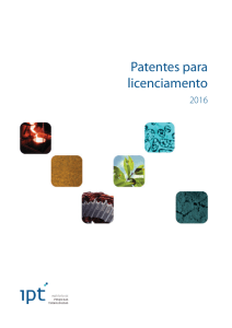 Catálogo de Patentes IPT 2016
