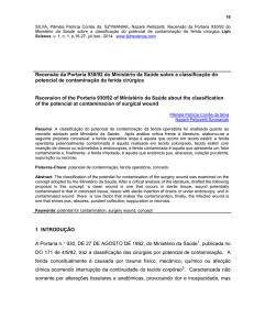 Recensão da Portaria 930/92 do Ministério da Saúde sobre a