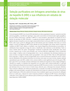 Seleção purificadora em linhagens ameríndias do vírus da hepatite
