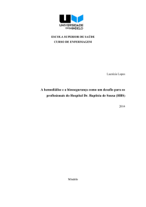 Lopes.2014.A hemodiálise e a biossegurança