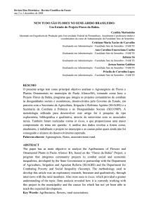 NEM TUDO SÃO FLORES NO SEMI-ÁRIDO BRASILEIRO