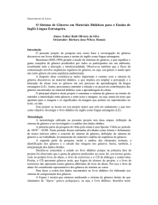 O Sistema de Gêneros em Materiais Didáticos para o - PUC-Rio