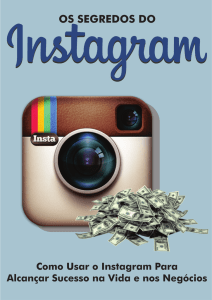 Os Segredos do Instagram ebook gratis como conceguir seguidores