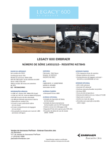 legacy 600 embraer - Embraer Executive Jets