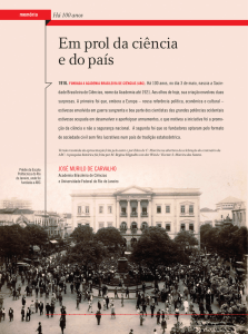Em prol da ciência e do país - Academia Brasileira de Ciências