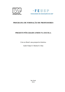 Proposta Completa - Faculdade de Educação da USP