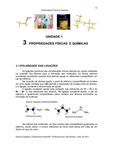 3 propriedades físicas e químicas