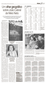 Reportagem na Folha de Londrina - Grupo de Pesquisa Geografia