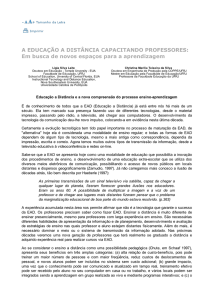 A EDUCAÇÃO A DISTÂNCIA CAPACITANDO