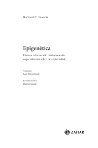 Epigenética - Editora Zahar