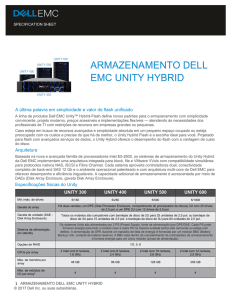 armazenamento dell emc unity hybrid