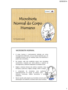 Microbiota Normal do Corpo Humano