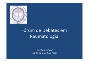 Fórum de Debates em Fórum de Debates em Reumatologia