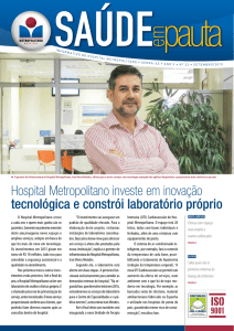Hospital Metropolitano investe em inovação tecnológica e constrói