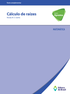 Cálculo de raízes - Editora do Brasil