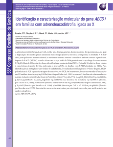 Identificação e caracterização molecular do gene ABCD1 em
