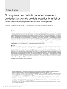 O programa de controle da tuberculose em unidades prisionais de