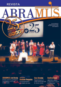 Revista ABRAMUS Publicação da Associação Brasileira de Música