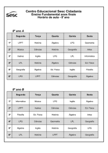 8º ANO - Sesc Cidadania