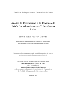 Análise do Desempenho e da Dinâmica de Robôs Omnidireccionais