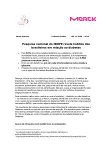 Pesquisa nacional do IBOPE revela hábitos dos brasileiros em