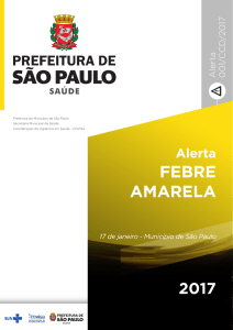 febre amarela - Prefeitura de São Paulo