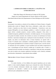 a abordagem sobre o cerrado e a amazônia nos